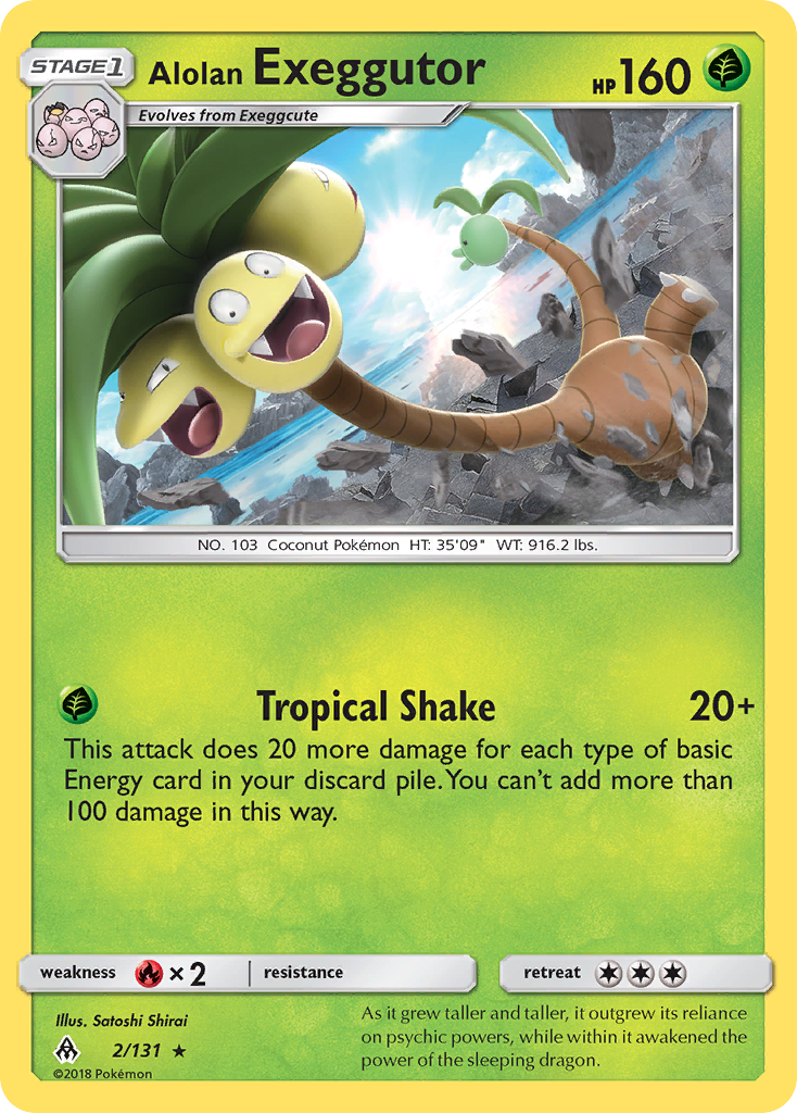 Alolan Exeggutor/131 - SM  Forbidden Light
