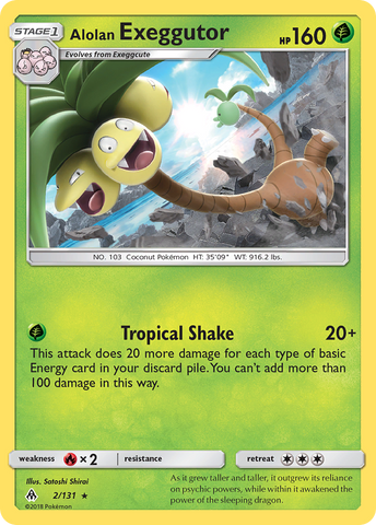 Alolan Exeggutor/131 - SM  Forbidden Light