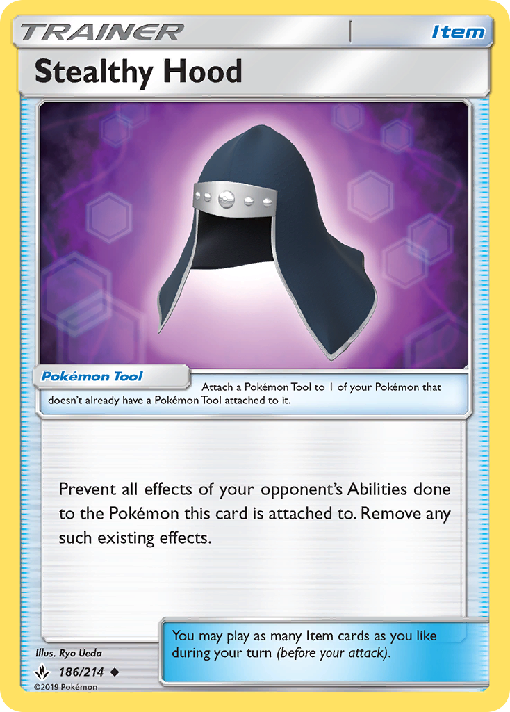 Stealthy Hood 186/214 - SM  Unbroken Bonds