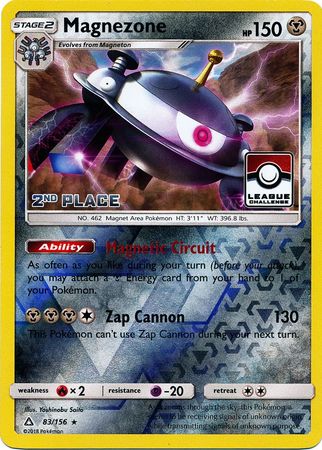 Magnezone - 83/156 (League Challenge) [2nd Place] - League & Championship Cards Reverse Holofoil