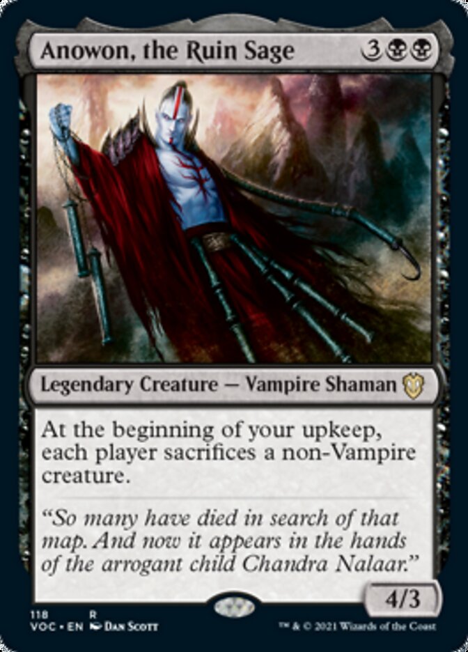 Anowon, the Ruin Sage (VOC-118) - Crimson Vow Commander