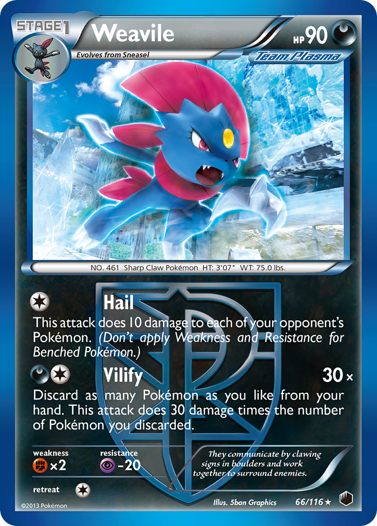 Weavile (Team Plasma)/116 - Plasma Freeze