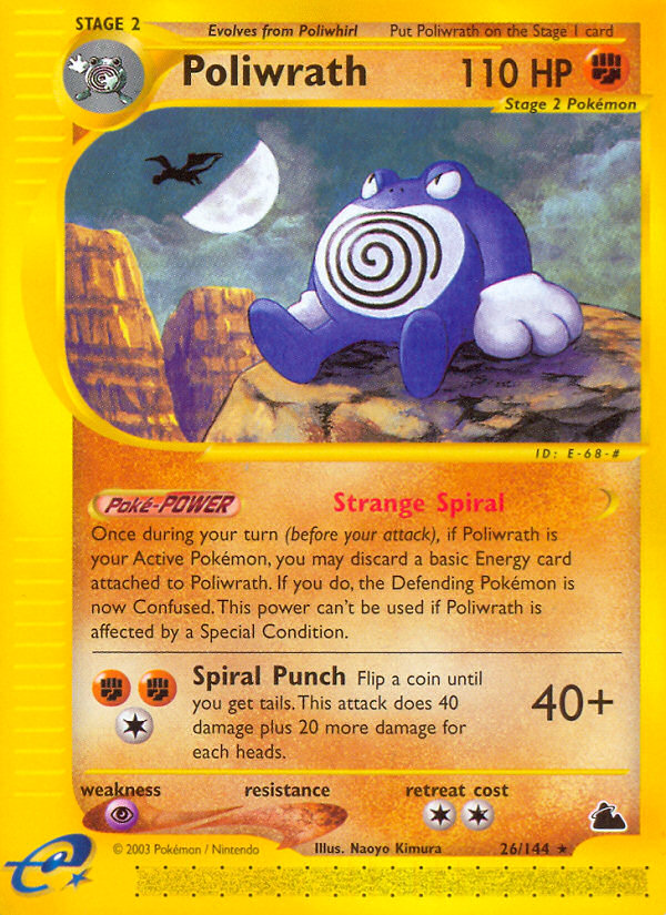 Poliwrath (26) - 26/144 Skyridge - Rare