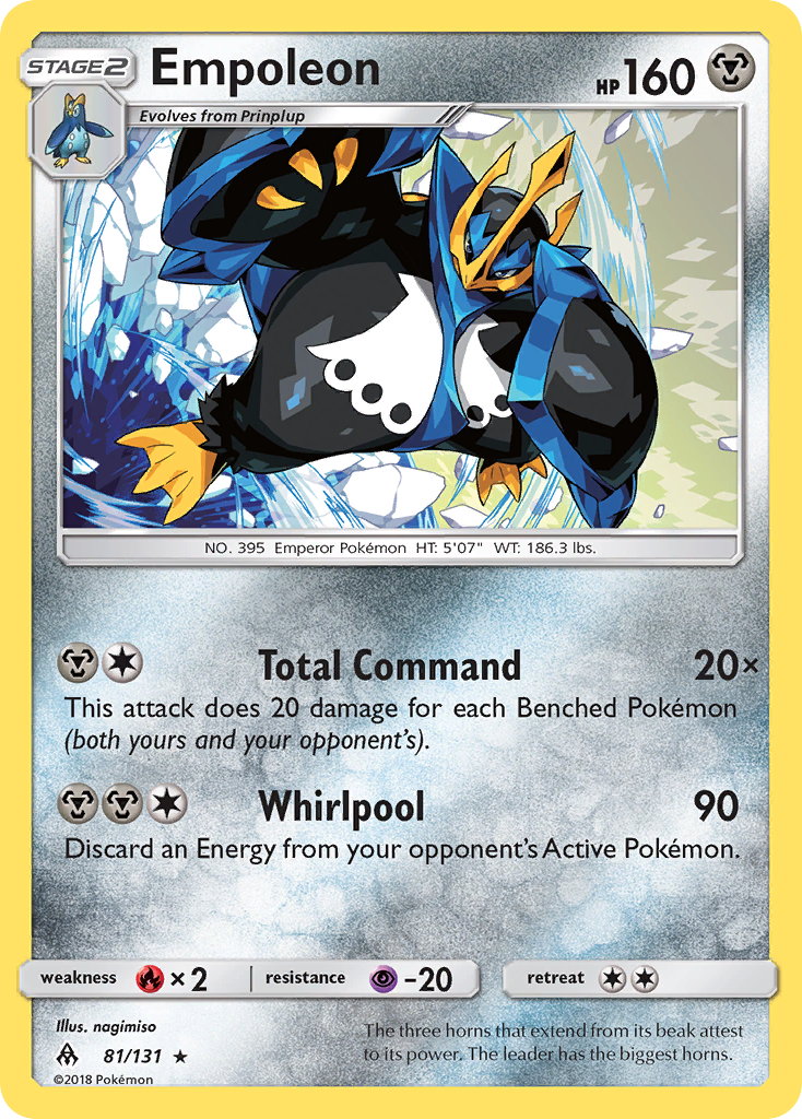 Empoleon 81/131 - SM  Forbidden Light Holofoil