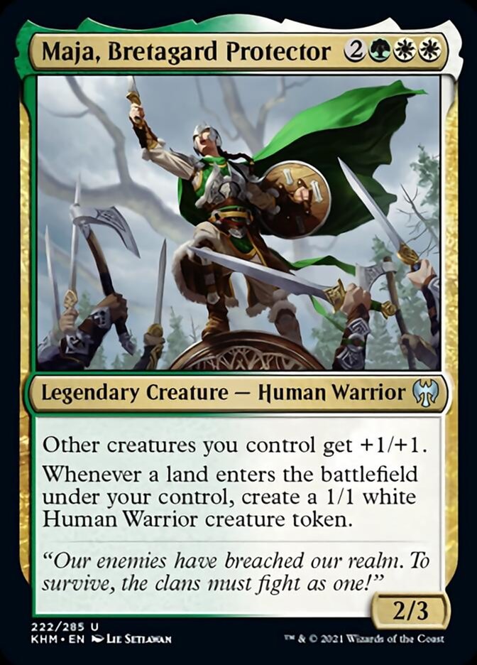 Maja, Bretagard Protector (KHM-222) - Kaldheim