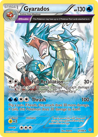 Gyarados - 21/98 (Cosmos Holo) 21 - Miscellaneous Cards & Products Holofoil