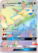 Lycanroc GX (Secret)/147 - SM  Burning Shadows Holofoil