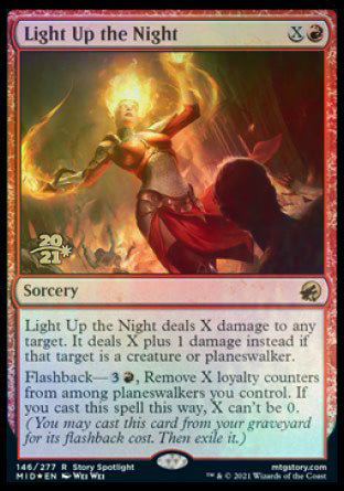 Light Up the Night (PRE-146) - Innistrad: Midnight Hunt Promos Foil