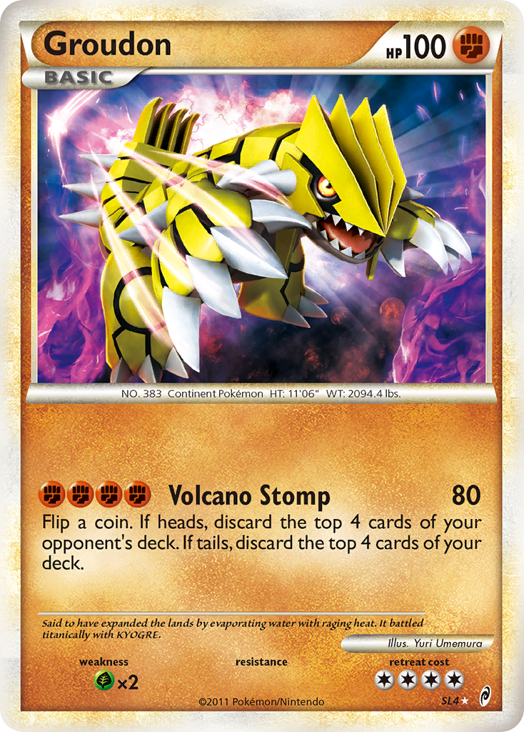 Groudon (Shiny)/95 - Call of Legends Holofoil