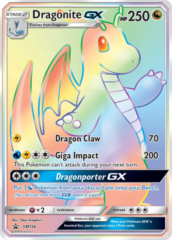 Dragonite GX - SM156 - Jumbo Cards Holofoil
