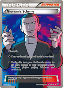 Giovanni's Scheme (Full Art) 162/162 - XY  BREAKthrough Holofoil