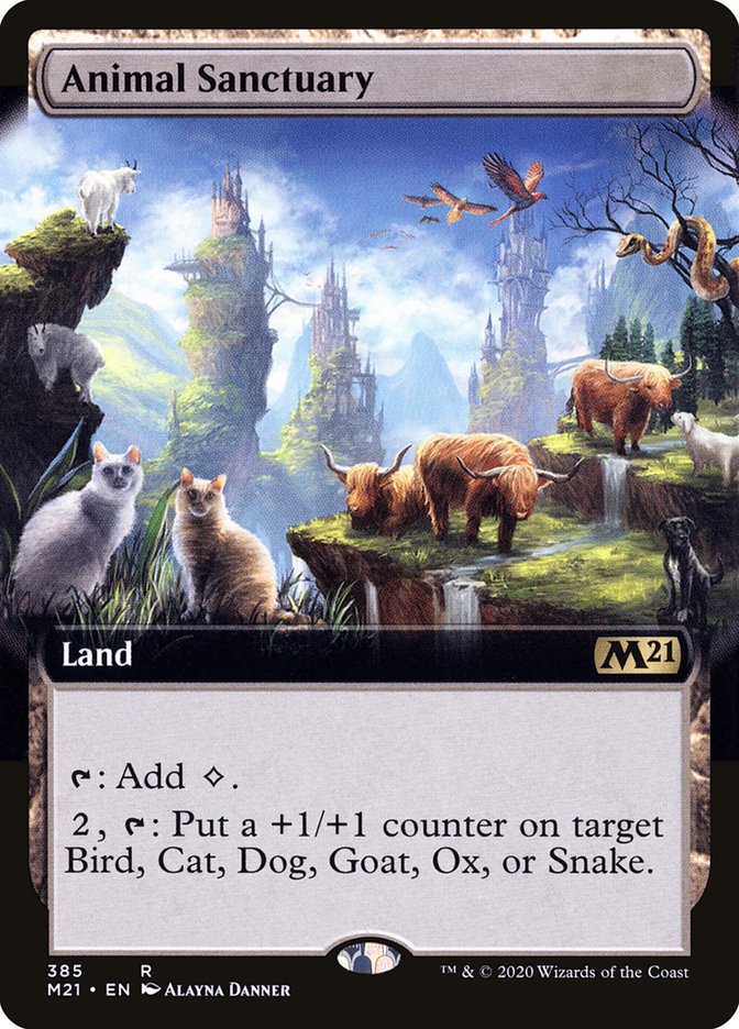 Animal Sanctuary (Extended Art) (M21-385) - Core Set 2021: (Extended Art)