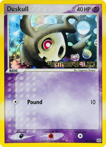 Duskull/106 - Emerald Reverse Holofoil