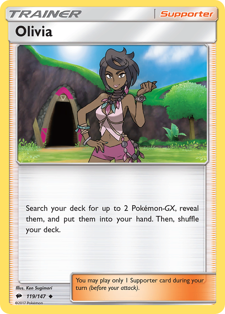 Olivia 119/147 - SM  Burning Shadows