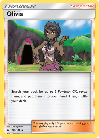 Olivia 119/147 - SM  Burning Shadows