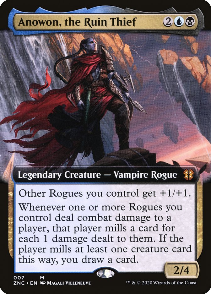 Anowon, the Ruin Thief (Extended Art) (ZNC-007) - Zendikar Rising Commander: (Extended Art)