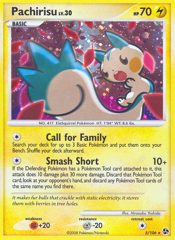 Pachirisu/106 - Great Encounters Holofoil