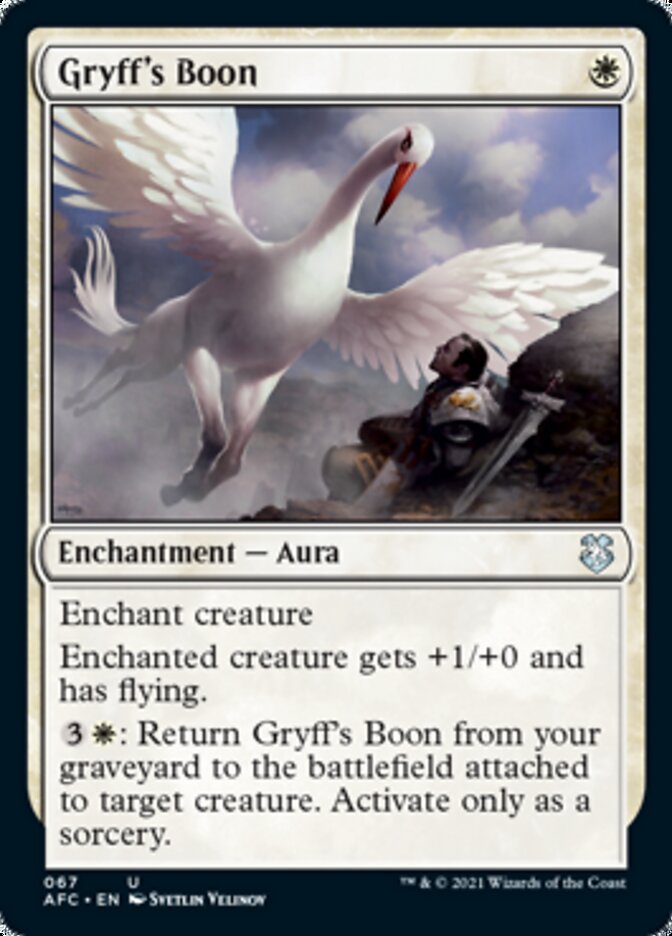 Gryff's Boon (AFC-067) - Forgotten Realms Commander
