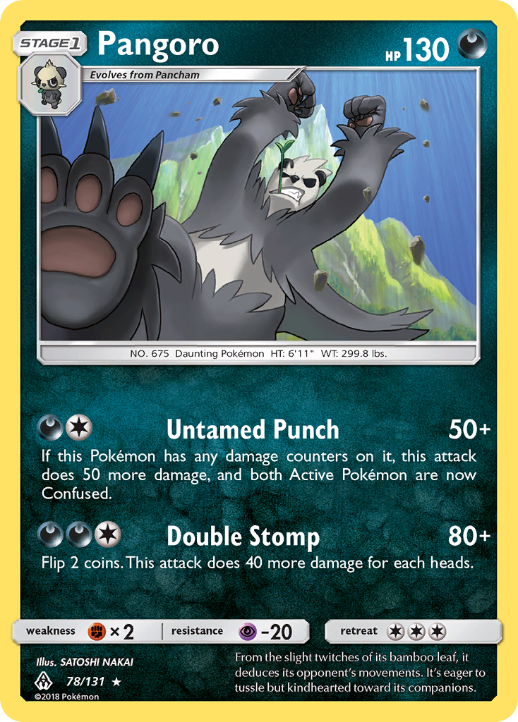 Pangoro/131 - SM  Forbidden Light