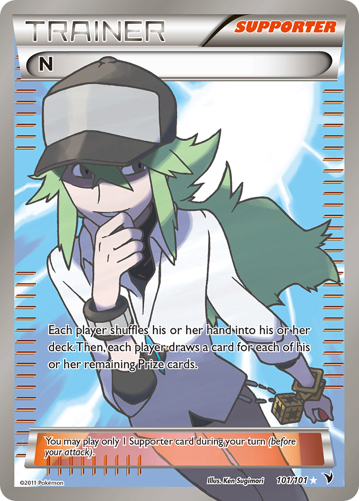 N (Supporter) (Full Art)/101 - Noble Victories Holofoil