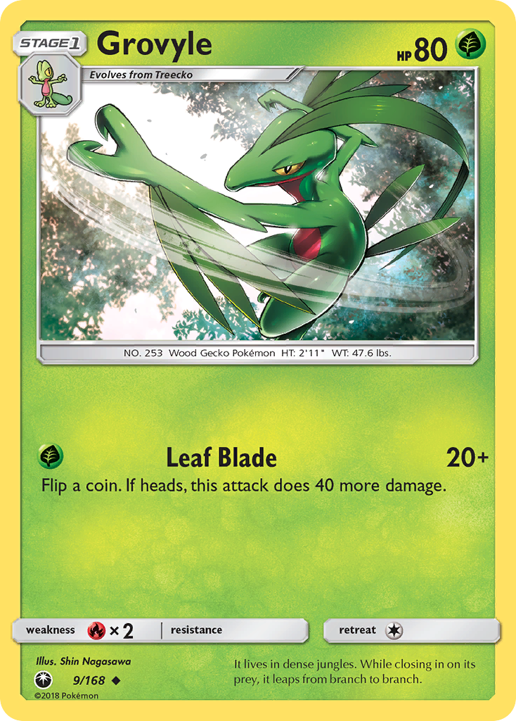 Grovyle 9/168 - SM  Celestial Storm