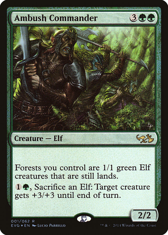 Ambush Commander (DD3-001) - Duel Decks Anthology: Elves vs. Goblins Foil