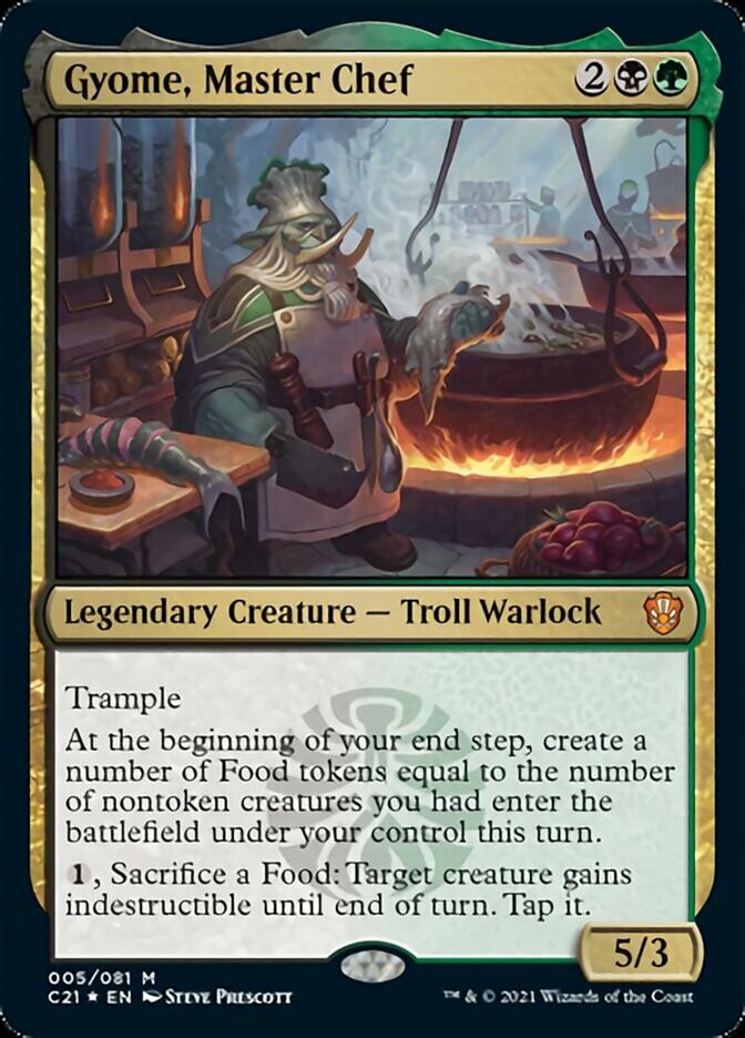 Gyome, Master Chef (C21-005) - Commander 2021 Foil