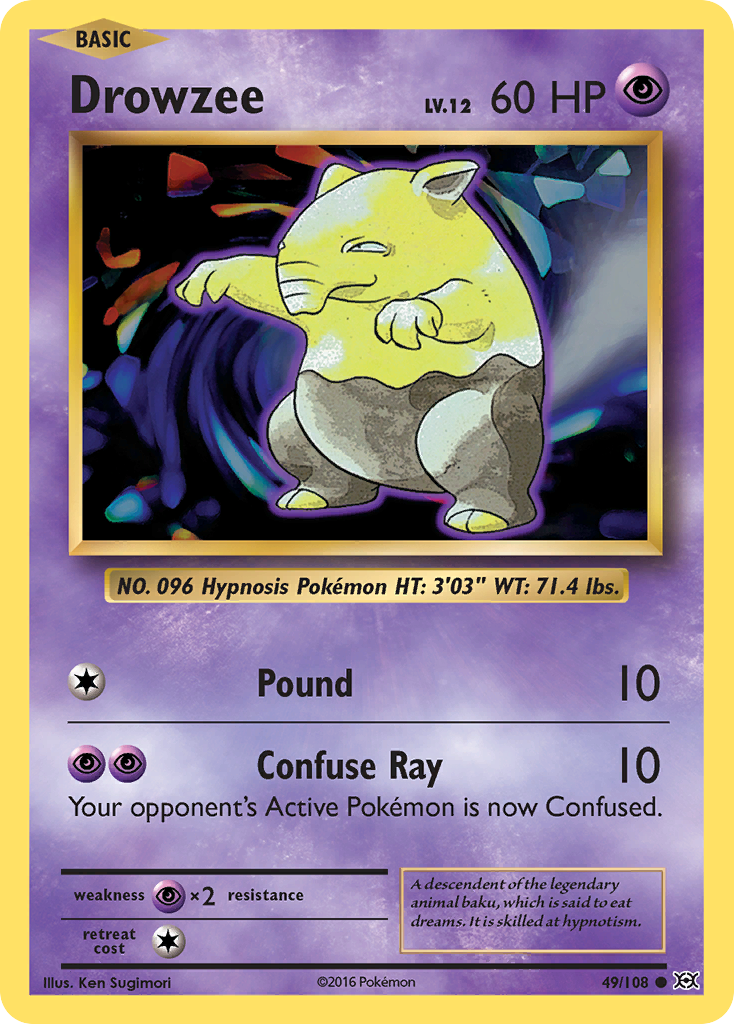 Drowzee 49/108 - XY  Evolutions