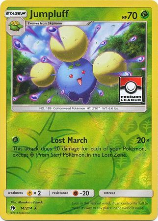 Jumpluff - 14/214 (Pokemon League) 14 - League & Championship Cards Reverse Holofoil