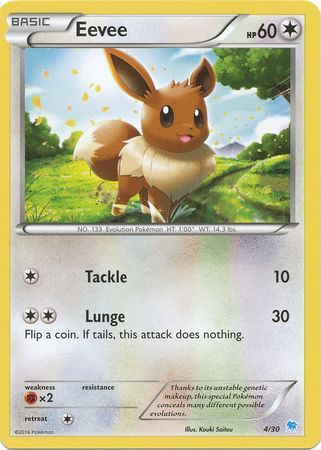 Eevee 4 - XY Trainer Kit Pikachu Libre & Suicune