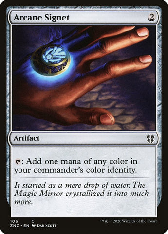 Arcane Signet (ZNC-106) - Zendikar Rising Commander