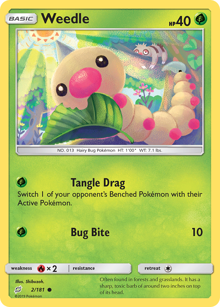 Weedle (2) 2/181 - SM  Team Up