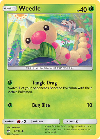 Weedle (2) 2/181 - SM  Team Up