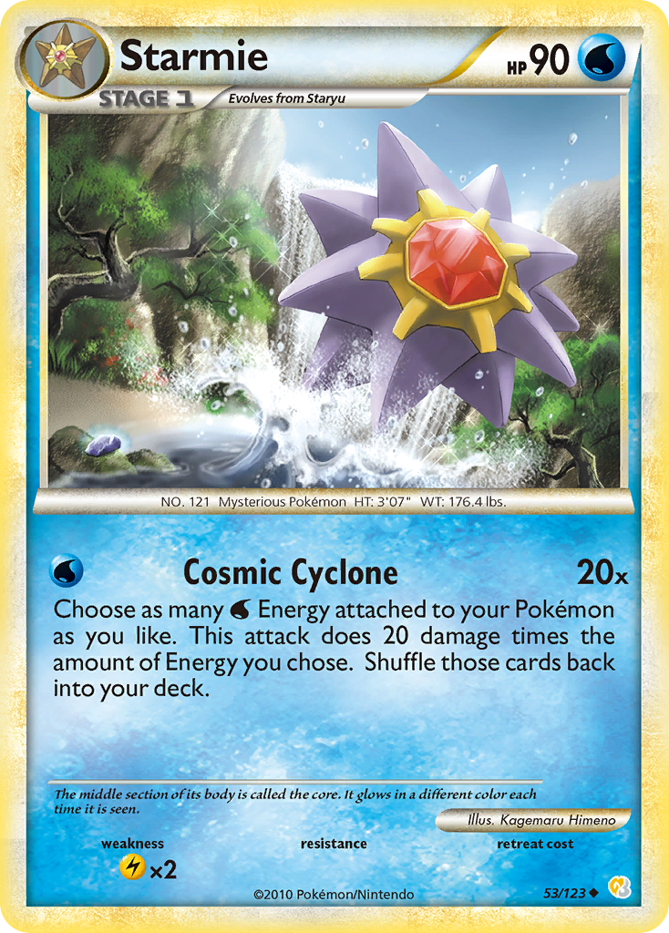Starmie 53/123 - HeartGold SoulSilver