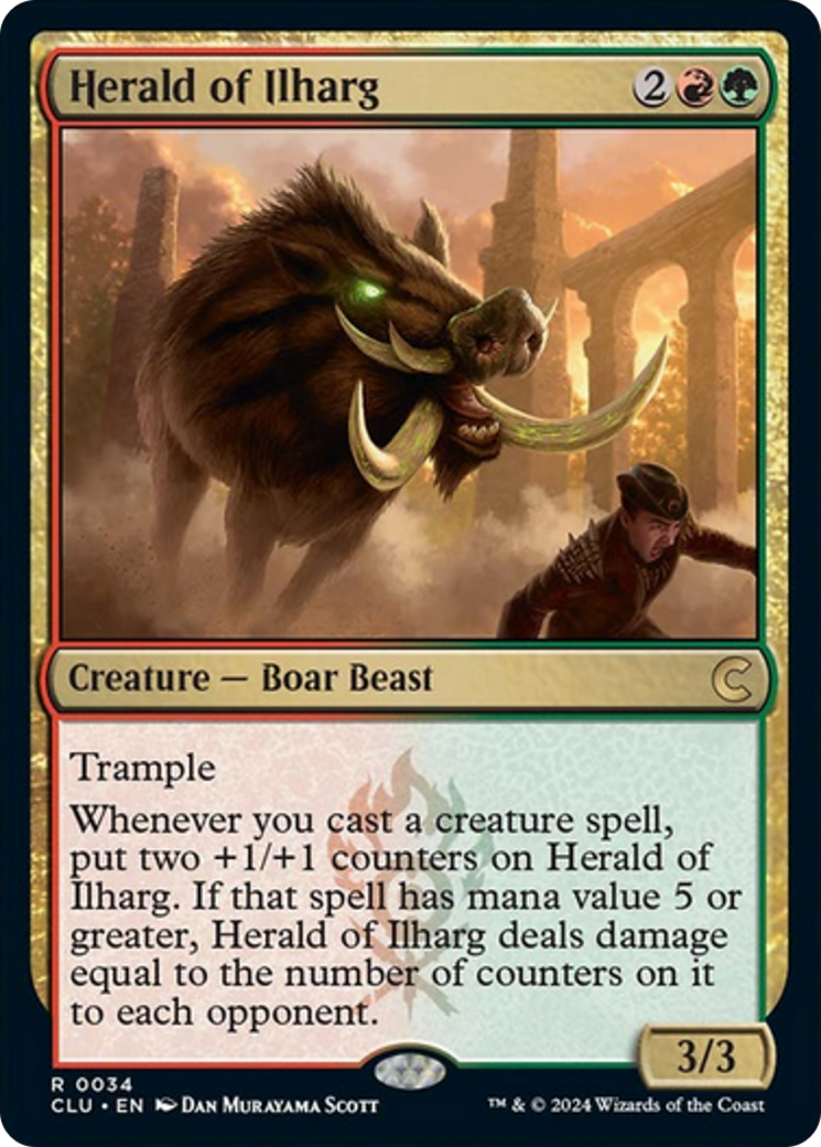 Herald of Ilharg (CLU-034) - Ravnica: Clue Edition