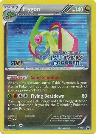 Flygon - BW53 (Prerelease) [Staff] - Black and White Promos Holofoil