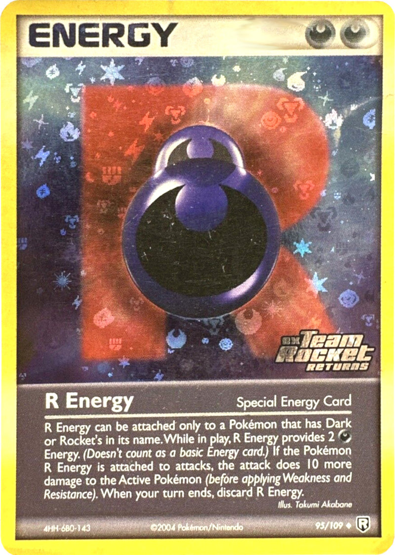 R Energy 95/109 - Team Rocket Returns Reverse Holofoil