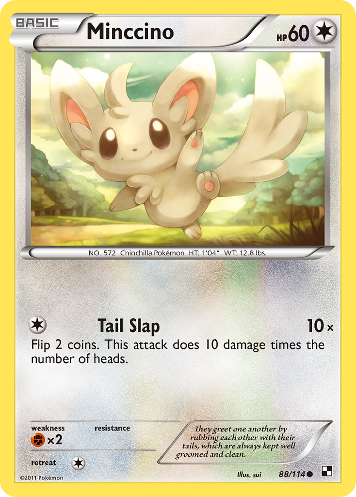 Minccino 88/114 - Black and White