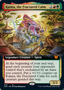 Kaima, the Fractured Calm (Extended Art) (NEC-074) - Neon Dynasty Commander: (Extended Art)