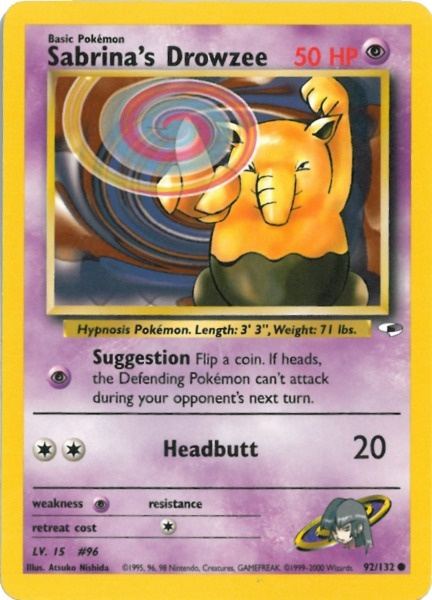 Sabrina's Drowzee 92/132 - Gym Heroes Unlimited
