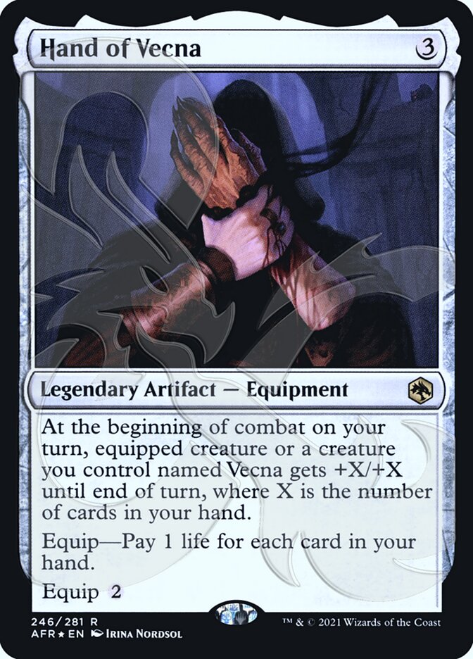 Hand of Vecna (AFR&-246A) - Adventures in the Forgotten Realms Promos Foil