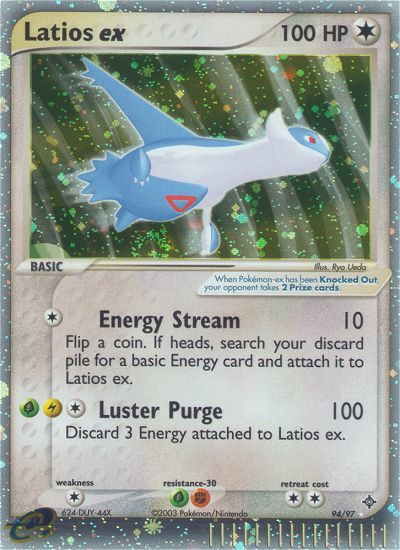Latios ex/97 - Dragon Holofoil