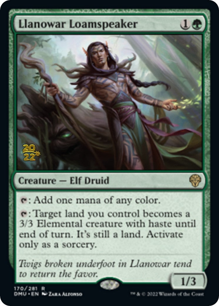 Llanowar Loamspeaker (PRE-170) - Dominaria United Promos Foil