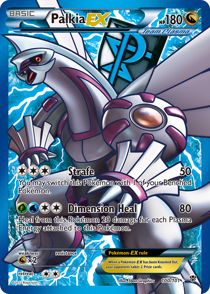 Palkia EX (Team Plasma) (100 Full Art)/101 - Plasma Blast Holofoil
