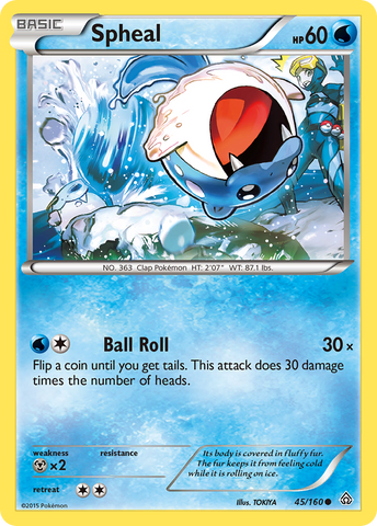 Spheal (45) 45/160 - XY  Primal Clash