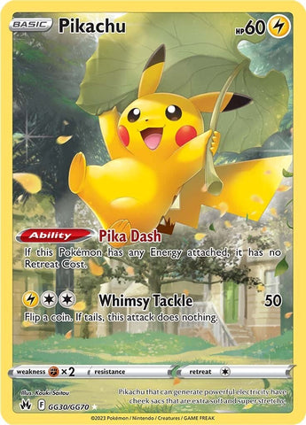 Pikachu GG30/70 - SWSH Crown Zenith Galarian Gallery Holofoil