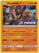 Terrakion - SM205 (Prerelease) [Staff] - SM Promos Holofoil