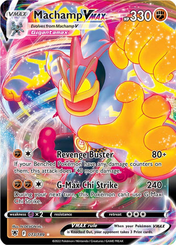 Machamp VMAX 73/189 - SWSH10 Astral Radiance Holofoil