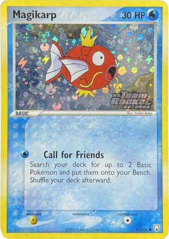 Magikarp 65/109 - Team Rocket Returns Reverse Holofoil