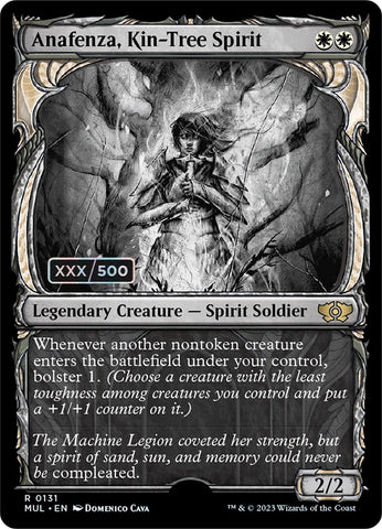 Anafenza, Kin-Tree Spirit (Serial Numbered) (MUL-131) - Multiverse Legends: (Showcase) Foil